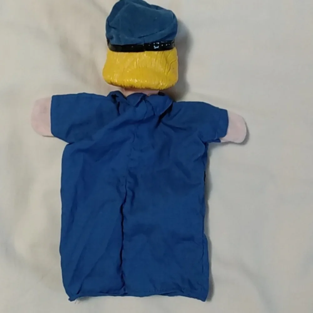 Vintage Plastic Head Hand Puppet Toy Learning Resources for Pretend Play